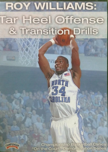 Tar Heel Offense And Transition by Roy Williams Instructional Basketball Coaching Video
